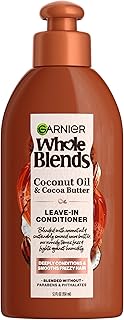 Garnier Whole Blends Post-Shampoo smoothing with coconut oil and cocoa butter for frizzy hair, 5.1 fl oz, 1 unit (the packaging can vary).. Discover more ways to save — every day on DIAYTAR Nigeria.