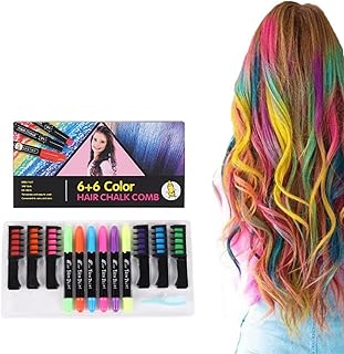 Bosichi Cosplay Temporary Party Chalk Hair Washable Watch Display For Hair For Face Face Soluble In Water Hair Colorful Pen For Girls Children 12 Pieces.. DIAYTAR NIGERIA: Bringing quality products to your doorstep at prices that won't break the bank.