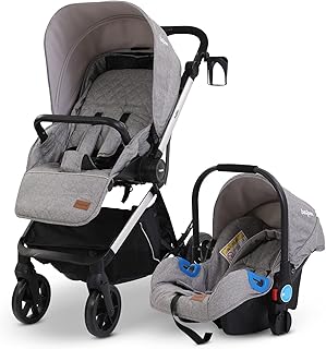 Convertible stroller 3 in 1 for baby with car seat, aluminum frame, 3 adjustable positions, awning and reversible seat | Baby stroller for toddlers from 0 to 3 years old for boys and girls (money).. DIAYTAR NIGERIA makes every purchase count with our affordable prices and reliable 5-8 day shipping.