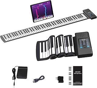 Connix 88 -keys folding piano, Advanced rechargeable portable piano, MP3 Bluetooth headset, USB input, MIDI output, 128 rhythms. Best vacation gift for children.. Shop without boundaries at DIAYTAR NIGERIA, offering affordable products with convenient delivery times.