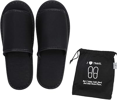 Portable travel slippers, spa, hotel, open -end shoes, non -disposable foldable shoes for interior guests, house, business trips or parties, washable with bags.. Experience shopping freedom with DIAYTAR NIGERIA's comprehensive platform and reliable shipping service.