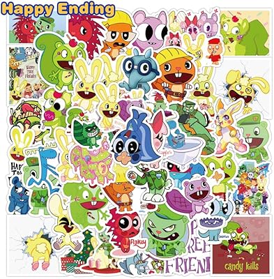 Mignon cartoon stickers 2021 for suitcase, laptop, luggage, refrigerator flood design (50pcs).. Shop from Nigeria's largest product selection at DIAYTAR, with budget-friendly prices and swift delivery.
