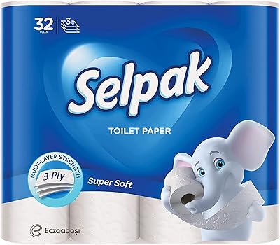Ordinary toilet paper rolls | SELPAK 32 Rolls Pack.. Shop smarter with DIAYTAR NIGERIA's comprehensive catalog and budget-friendly 5-8 day delivery.
