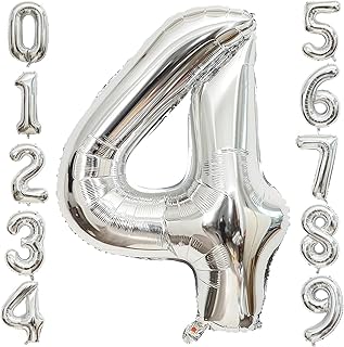 40 "Grands Balloons en Mylar with silver helium for birthday party, graduation party, birthday, baby shower (n ° 4).. DIAYTAR Nigeria combines variety, affordability, and speed — making your online shopping experience not only enjoyable but also cost-effective.