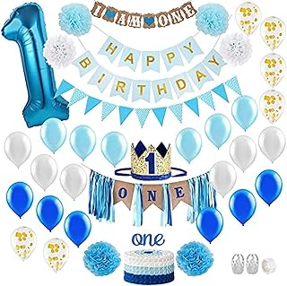 1 year old boys' decorations for boys of boy's birthday with crown.. Navigate through thousands of products at pocket-friendly prices with DIAYTAR NIGERIA's easy-to-use platform.