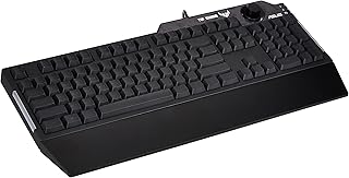 Gaming keyboard at ASS TUFF K1 membrane for computer | Programmable and internal memory | Dedicated volume button, RGB will have sync and side lighting | Removable footprint | Lightning resistant | Extremely durable | black.. DIAYTAR NIGERIA brings the joy of affordable shopping to your fingertips with delivery in less than 8 days.