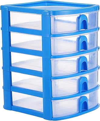 Harmony 27246233122279 Small 5 -layer green and blue drawer different sizes: 213x177x261mm SD501 (Multicolor).. DIAYTAR NIGERIA: Where affordability meets variety, with thousands of products delivered in less than 8 days.