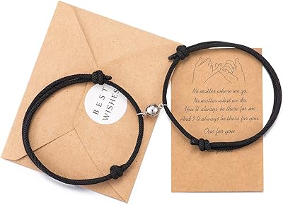 Castowave Couple Magnetic Bracelets Set of 2 Forever Love Vow Design Bracelet Bracelet Graduation For Men Women Valentine's Day Fiançailles Thanksgiving Day Wedding.. Enjoy effortless shopping and speedy delivery with DIAYTAR Nigeria.