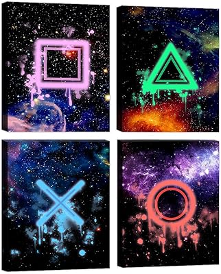 Wall decorations for the playroom, fun game decorations printed on canvas to decorate the bedrooms of boys and video game buttons, boys and video rooms, boxes ready to hang.. DIAYTAR NIGERIA brings the joy of affordable shopping to your fingertips with delivery in less than 8 days.