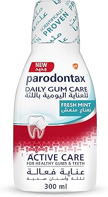 Burry rinse periodontax Daily Gum Care with fresh mint, 300 ml.. Order now, relax later — DIAYTAR Nigeria ships in 5 to 8 days.