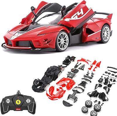Rastar 1/18 Ferrari RC Kits of Building car models for children and adults, build your own model of remote controlled car Ferrari FXXK evo under official license, excellent gift of stem diy car kits for boys and girls, red.. Shop confidently with DIAYTAR NIGERIA, offering affordable prices and reliable delivery within a week.