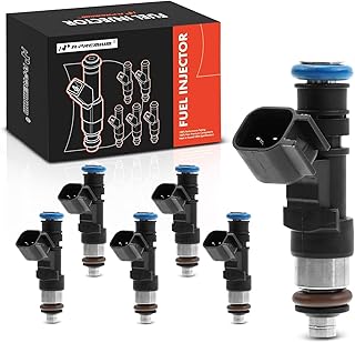 A-Premium fuel injector compatible with Ford Explorer 2006-2010 Mustang 2005-2010 Ranger Explorer Sport Trac Mercury Mountaineer 4.0 L petrol lot of 6.. Your complete marketplace solution, DIAYTAR NIGERIA offers unbeatable value with delivery within the week.