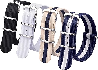 Military watch bracelet in ballistic nylon 16 mm, 18 mm, 20 mm, 22 mm, superior quality nylon watch strap with stainless steel loop (4 rooms), nylon.. Experience the joy of discovery with DIAYTAR NIGERIA's vast catalog and nationwide affordable delivery.