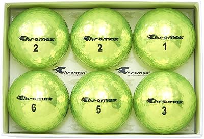 Chromax M5 colored metal golf balls (6).. DIAYTAR NIGERIA delivers value, variety, and convenience with our nationwide 5-8 day shipping.