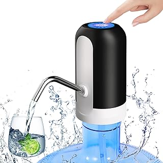 Water bottle pump Distributor of 5 Gallons, Portable Portable Rechargeable Pitting by USB, Automatic Drinking Distributor for Camping.. Quick delivery. Quality products. Great deals. That’s DIAYTAR Nigeria.