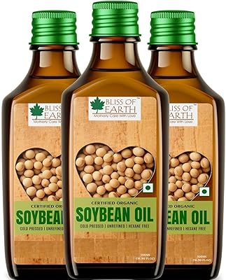 Bliss of Earth 3x500ml Organic soy oil for cooking.. Your complete shopping companion, DIAYTAR NIGERIA offers extensive selection delivered within the week.