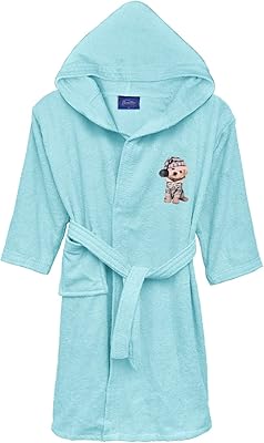 Children's bathrobe. A 100% soft and quickly 100% cotton hood.. DIAYTAR NIGERIA connects you with thousands of products at competitive prices, delivered within a week.