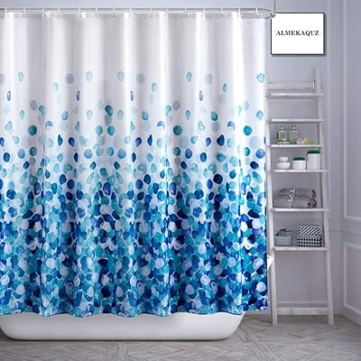 Set of almekaquz shower curtains blue shower curtains for bathroom waterproof shower curtains Bathtubs hotel, 180x200cm (blue).. DIAYTAR NIGERIA delivers on our promise of extensive selection and budget-friendly nationwide shipping.