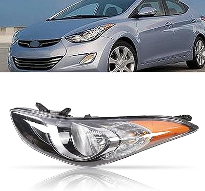 Halogen headlights Board Road for Hyundai Elantra Sedan 2011 2012 2013, Direct replacement headlights factory with black cover and transparent lens on the left left driver side.. Thousands of items, all priced just right — shop DIAYTAR Nigeria today.