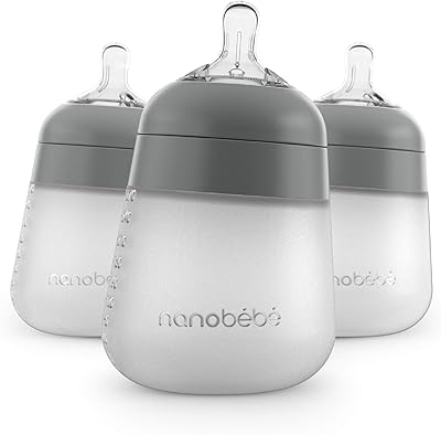 Nano Baby Flexi Anti-colic Silicone Biberon with natural tear Non-foldable and base.. Experience retail therapy without the financial stress at DIAYTAR NIGERIA's affordable e-commerce platform.