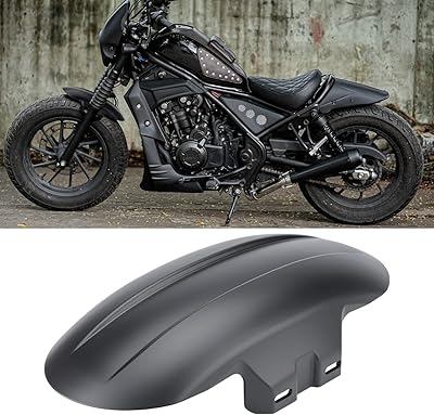 Black motorcycle baking, mudguard for Honda Rebel CMX 250 300 500cc 2017-2021.. Shop smart with DIAYTAR NIGERIA, offering a vast product range delivered to your doorstep within a week.