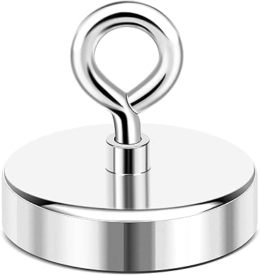 Fishing magnet in super powerful neodymium, magnetic traction force in rare lands of 700 lb (318 kg) with strawberry hole of 2.95 "(75 mm) for recovery in river and magnetic fishing.. DIAYTAR NIGERIA puts thousands of products at your fingertips with affordable prices and delivery within a week.
