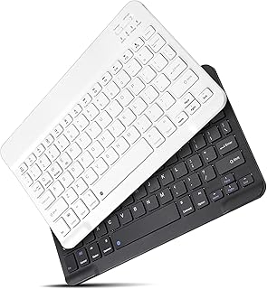 AWH wireless keyboard, universal Bluetooth keyboard, portable keyboard, suitable for Apple iPad Mini 9.7/10.2/10.5/11/12.9 inch tablets, Samsung tablets, smartphones, PC, MacBook (Black).. Experience the ease of modern shopping with DIAYTAR NIGERIA's comprehensive platform and quick delivery.