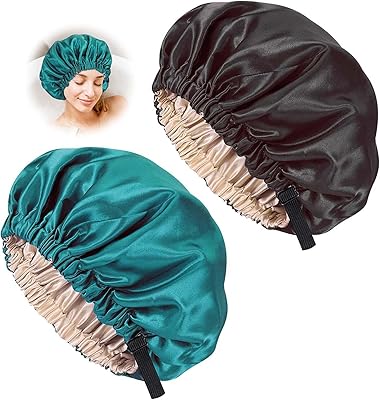 Adjustable dual -sided night cap, adjustable night hat with elastic band in double waterproof silk, night hat in satin for women and girls, 2 pieces.. Shopping has never been easier — DIAYTAR Nigeria delivers it all in 5–8 days.
