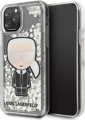 KARL LAGERFELD IPLEFELD IPLOTME GLASS CAP FOR IPOLY 11 Mobile CG - Dark glitter.. Order today, receive this week — shopping with DIAYTAR Nigeria is that simple.
