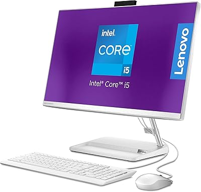 Office computer All-in-one Lenovo AIO 3, 23.8 inch FHD screen, Intel Core i5-1135g7, 8 GB of RAM, SSD 512 GB, AMD Radeon Graphic Integrated, Windows 10, Ko English white, White mouse-[F0G0009Gax].. DIAYTAR NIGERIA: Your trusted marketplace that combines variety, affordability and reliable shipping.