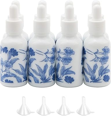 Newswell 8 pieces 30 ml (1 oz) perfume bottles, perfume bottles, empty droppings, essential oil and cosmetic oils, droppings with 4 cones.. Experience shopping without compromise at DIAYTAR NIGERIA, with vast selection and quick delivery.