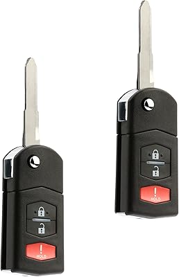 Rotatable remote control key for Mazda 6 2005 2006 2007 2008 (Kpu41788), Lot of 2.. DIAYTAR NIGERIA: Empowering Nigerians with access to affordable products delivered within 8 days.