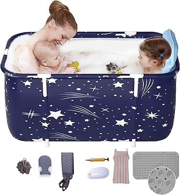 Portable bathtub, inflatable folding bathtub for adults, self -supporting padded bathtub, standing hot water bath to swim with pillow.. Embrace the convenience of DIAYTAR NIGERIA with thousands of products at your fingertips, delivered nationwide.