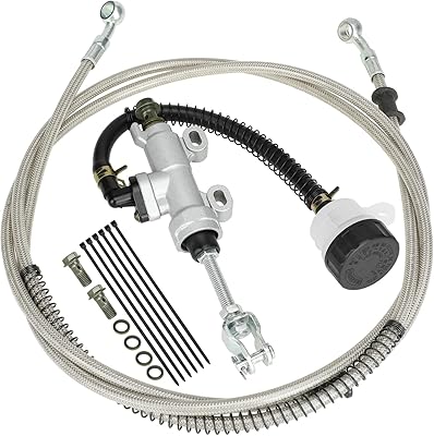 Master-cylinder rear master-cylinder brake tank line Yuksova 90cc 110cc 125cc 150cc 200cc 250cc Cat Suzuki Chinese ATV Quad Pit Bike RV Dodge Helix Coleman Go Kart Buggy Buggy.. No more overpriced stores — DIAYTAR Nigeria brings the best to your door.