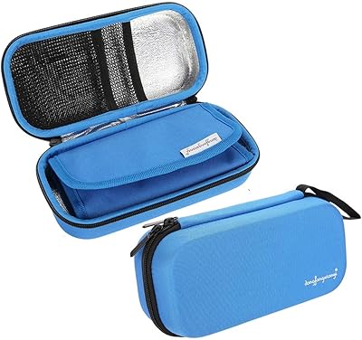Insulin pen case, cooling protection bag, waterproof portable pocket, diabetic travel cover, integrated temperature display, FDA certification (blue).. Transform your online shopping experience with DIAYTAR NIGERIA's affordable and diverse marketplace.