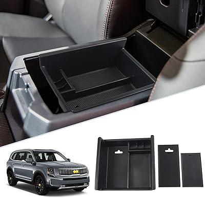 2020-2023 KIA TELLUDE Central console organizer insert ABS black material.. Shop across categories with ease at DIAYTAR NIGERIA, delivering affordability within the week.