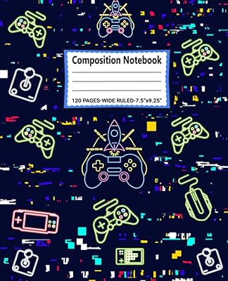 Composition notebook: Book 120 pages lines on the theme of the controller.. Discover the convenience of DIAYTAR NIGERIA's vast e-commerce platform with delivery in just 5-8 days.