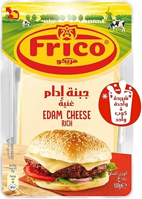 Edam 150g cheese slices of frico.. DIAYTAR NIGERIA: Your trusted marketplace that combines variety, affordability and reliable shipping.