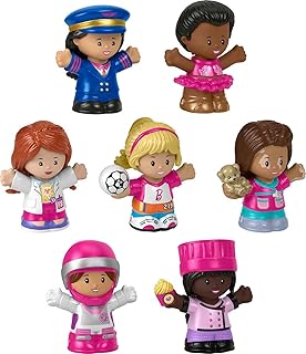 Fisher-Price Barbie you can be anything little people gift box with 7 figurines for toddlers and preschool simulation games.. Enjoy effortless shopping and speedy delivery with DIAYTAR Nigeria.