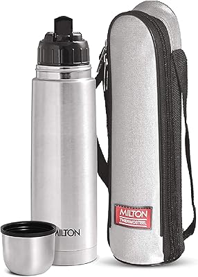 Milton Thermospheel bottle with folding lid, 750 ml, silver.. DIAYTAR Nigeria: Your one-stop online shop with unbeatable prices and nationwide delivery in under 8 days.