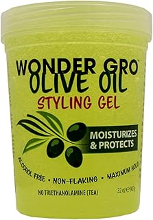 Olive oil styling gel, 32 fl oz - does not flake and alcohol -free - hydrates and protects Wonder Puppy.. DIAYTAR NIGERIA: Where every shopping need is met with affordable prices and timely delivery.