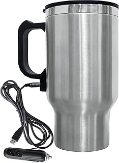 Brentwood CMB-16C electric coffee cup with wired car intake, stainless steel.. The future of online shopping in Nigeria is here — welcome to DIAYTAR.
