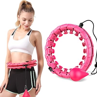 Ofglow Fitness Hoop - Fitness hoops for women and men, adults and beginners, do not fall, intelligent adjustable weight hoop 51.. DIAYTAR NIGERIA brings the marketplace to every Nigerian home with affordable prices and quick delivery.