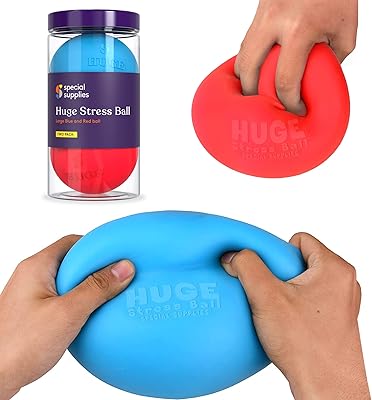Special supplies 2 giant anti-stress balls for children and adults, jumbo size, pack of 2, sensory toys to be squeezed colored with soft pressure filling, low quality treatment and anxiety.. Your digital marketplace solution, DIAYTAR NIGERIA delivers quality and value within the week.