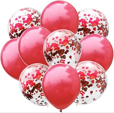 Kit d'Arche de Garlande de Balloons, 10 pieces/set 12 "Latex balloons and confetti for children's birthday party decorations, baptismal balls Wedding funeral of young girl 20.. With DIAYTAR Nigeria, your wishlist becomes reality, fast.