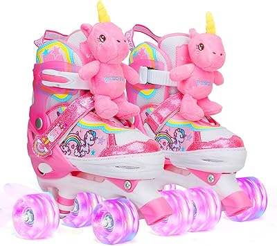 Wiskyfan aligned wheels for children with bright light wheels and adjustable sizes for beginners for birthday and Christmas gifts.. DIAYTAR NIGERIA redefines convenience with our vast product selection and swift nationwide delivery.