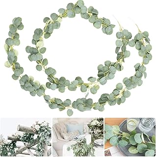 Annphsin Set of $ 2 dollars of silver artificial eucalyptus - Fallen green silk vineyard to hang eucalyptus paper for wedding background.. Affordable convenience is here — shop DIAYTAR Nigeria today.