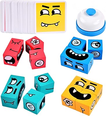 Magic wooden construction blocks with a face change, set of expression puzzle, board games for family evenings, educational geometry puzzle games for children and adults.. Nigeria's most loved e-commerce platform delivers affordable shopping solutions to your doorstep.