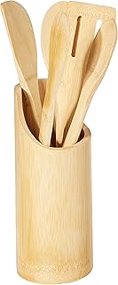 Set of kitchen utensils in bamboo wood prestige 5 rooms -.. DIAYTAR NIGERIA: Connecting Nigerians with affordable products through our expansive e-commerce platform.