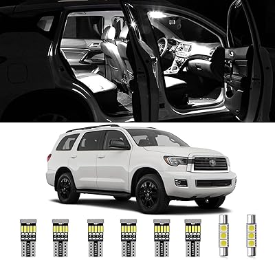 Ollited Sequoia Interior LED Lighting Kit 20 Pieces Super Luminous LED Led Ridding Bulbs for Toyota Sequoia 2008-2017 2018 2019 2020 2021 All Cabin Sizes.. Everyday deals, every category — only on DIAYTAR Nigeria.
